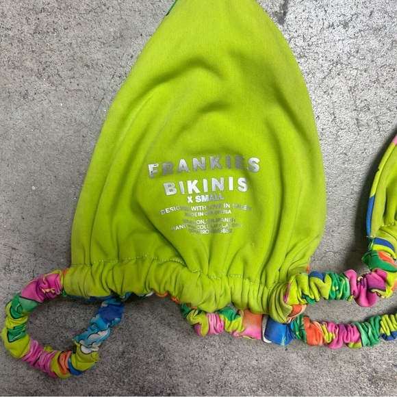 FRANKIES BIKINIS Floral Bikini Top XS - Picture 5 of 5